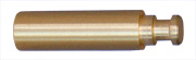 Gardinenstangen, Kollektion 20 mm, Trägerverlängerung Gardinenstange echt Messing, Artikelnummer 20090048, Seitenansicht Gardinenstange, www.klaus-bode.de